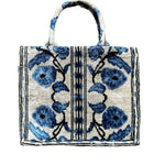 Silk Velvet Ikat Large Tote