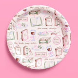 Book Club Plates | literary party, bookish, girls night