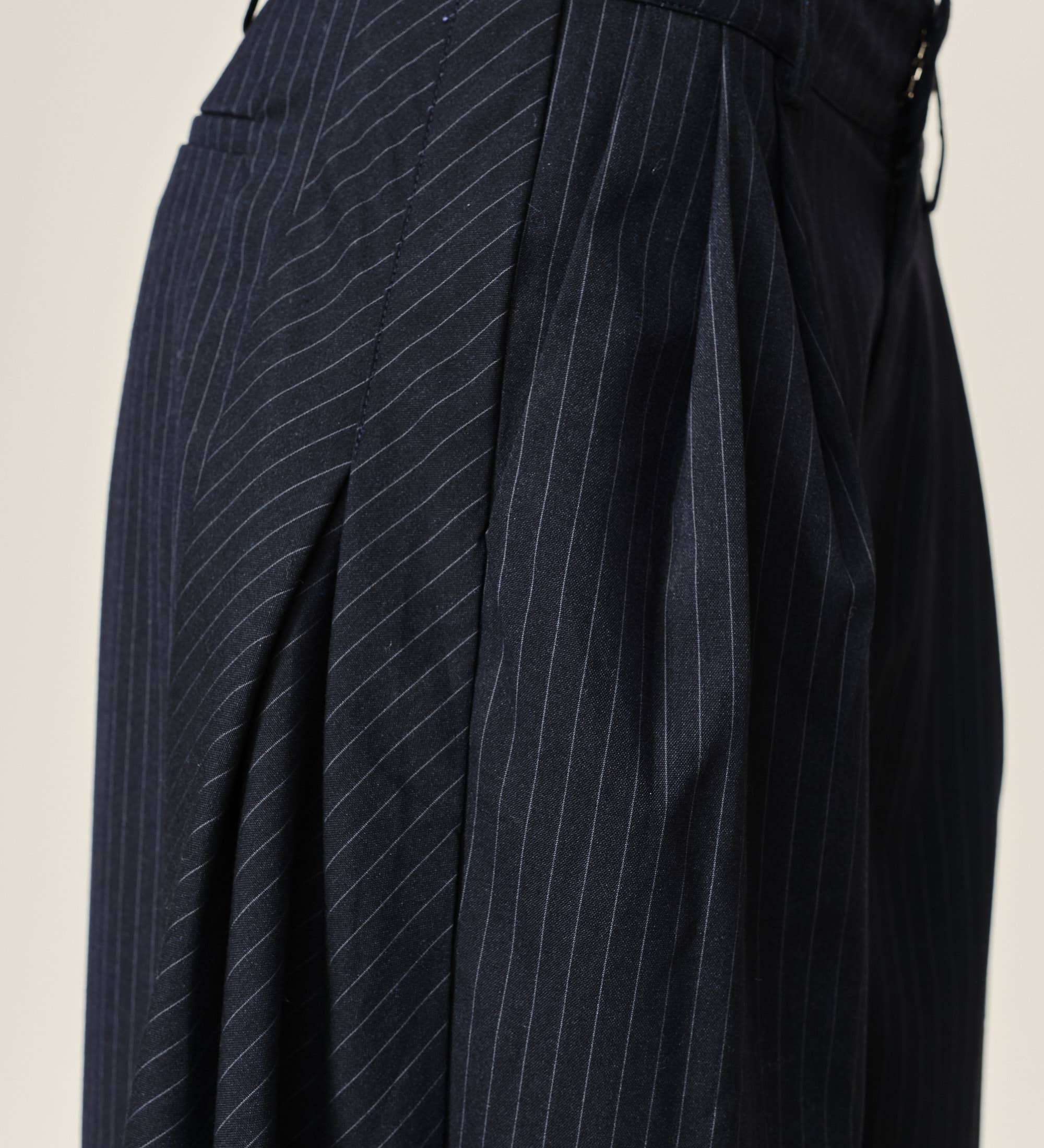 STRIPE CLASSIC BARREL PANTS