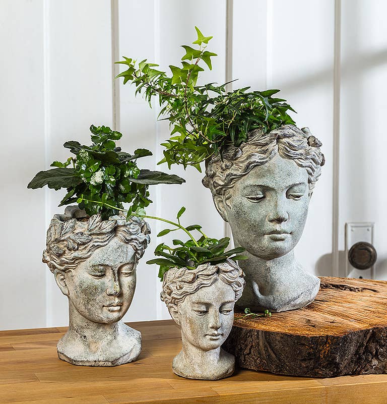 Xs Women Head Planter-6.5"H