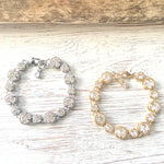 Crystal bracelet chunky boutique salon jewelry statement