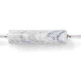 Marble Rolling Pin, White, 2.5" x 17.5" x 3"