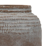 Brio Small Antique Brown Glazed Terracotta Planter Pot