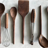 Walnut Wood Cooking Utensil  – Nontoxic, Plastic free