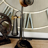 Vintage Black Metal Sculpture - Antique Home Accent