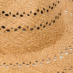 Basket Weave Flat Brim Straw Hat