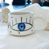 Handmade Evil Eye Coffee Mug