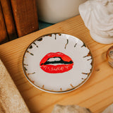 Bitch Round Ceramic Trinket Dish