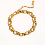 Dawson 18K Gold Non-Tarnish Braided Chain Bracelet
