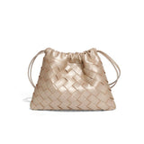 Mini Woven Draw Shoulder Mobile Bag
