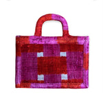 Silk Velvet Ikat Small Tote Bag