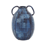 Contemporary Blue Ceramic Vase