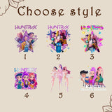 Huntrix K-pop Faux Glass Ornament, Demon Hunters Christmas