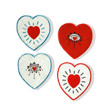 Modern Mystical Heart Cocktail Napkins (Set of 4)
