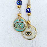 Evil Eye Wall Hanging, Gold Evil Eye Wall Decor, Protection