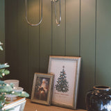 Classic Santa Framed Antique Art