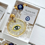 Evil Eye Wall Hanging, Gold Evil Eye Wall Decor, Protection