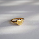 11:11 Heart Ring