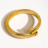 Dehors 18K Gold Non-Tarnish Bold Bangle
