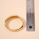 Thin and Wavy Elegant Cuff Bracelet