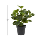Traditional Green Faux Foliage Artificial Plant
