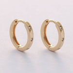 Huggie hoop earrings minimalist, simple jewelry