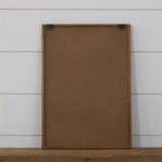 Framed Textile Wall Art - Antiqued Blue (PC)