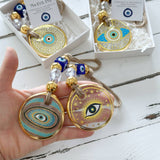 Evil Eye Wall Hanging, Gold Evil Eye Wall Decor, Protection