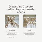Reusable Bread Bag, Sourdough Supplies, "Bread Dealer"