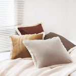 Nacazcol Pillows (each) - Brown/Caramel