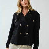 HALF TRENCH DOUBLE BUTTON JACKET