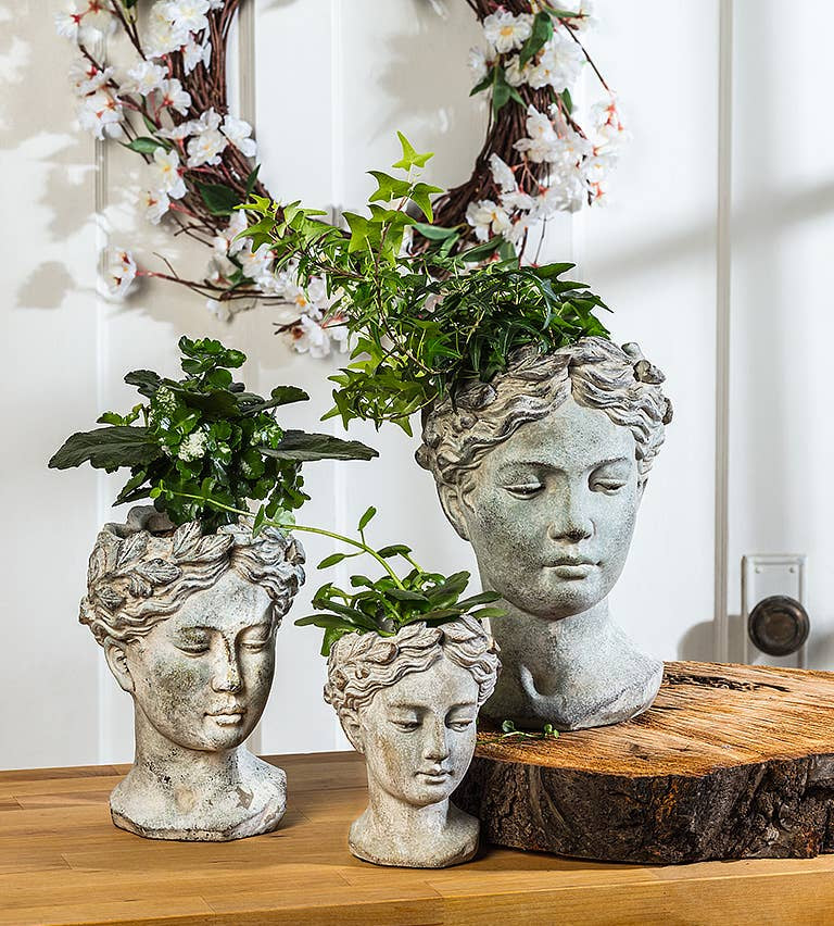 Xs Women Head Planter-6.5"H