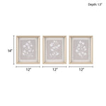 Farmhouse White Floral Framed Wall Art