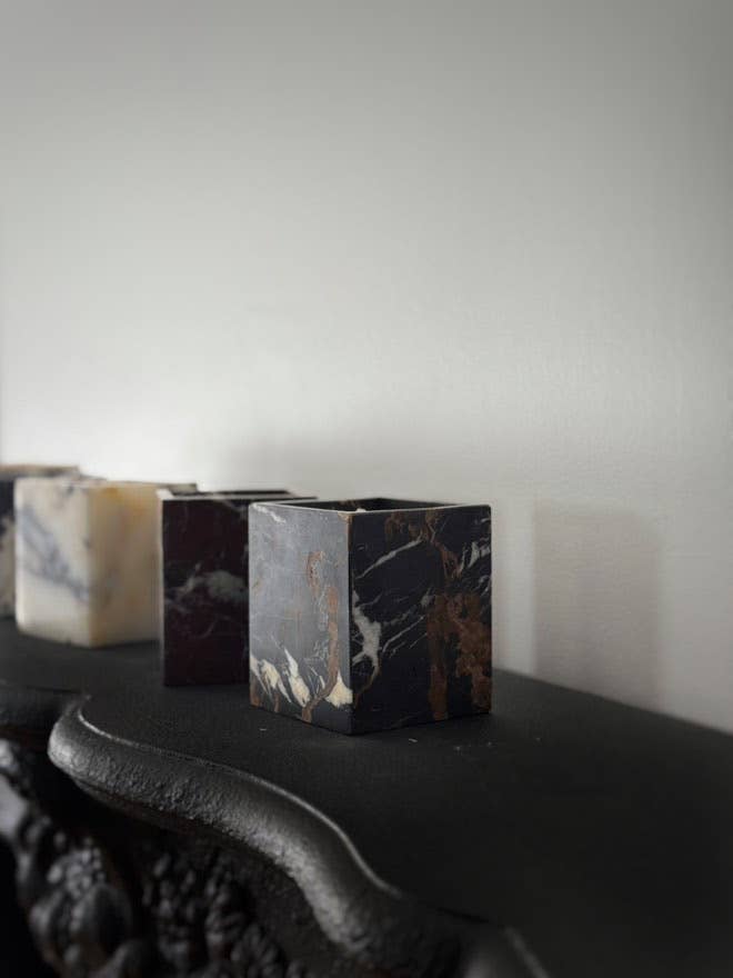 Marble Candle- White Label Ready