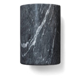 Marble Utensil Holder, Black,  4.75" x 4.75" x 7"