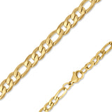 18K Gold Figaro Chain Necklace