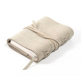 Parchment Color Suede Journal w/ Organic Cotton Paper: Large