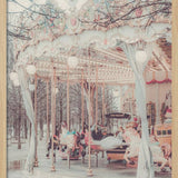 "Paris Carousel III" Framed Textured Wall Art