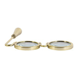 Decorative Sculpture - Gold Metal Magnifying Glasses, 7 in.
