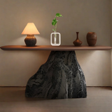 Cement rectangle pot plant