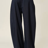 STRIPE CLASSIC BARREL PANTS