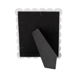 White 5x7 in. Resin Rectangular Scallop Edge Photo Frame