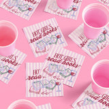 Hot Girls Book Club Napkins | book party, bookish