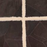 Distinct Patchwork Leather Pillow