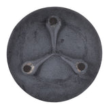 Candle - Lemon Scent Black Ceramic Distressed Footed, 46 Oz