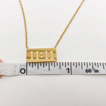11:11 Charm Pendant Stainless Steel Necklace - FGS