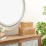 Country Cottage Brown Wood Box Set