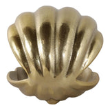 Decorative Figurine - Gold Metal Clam Acrylic Pearl, 5 in.