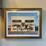 Prada Marfa Framed Print 11 x 14