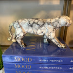 Ceramic Panther Sculpture